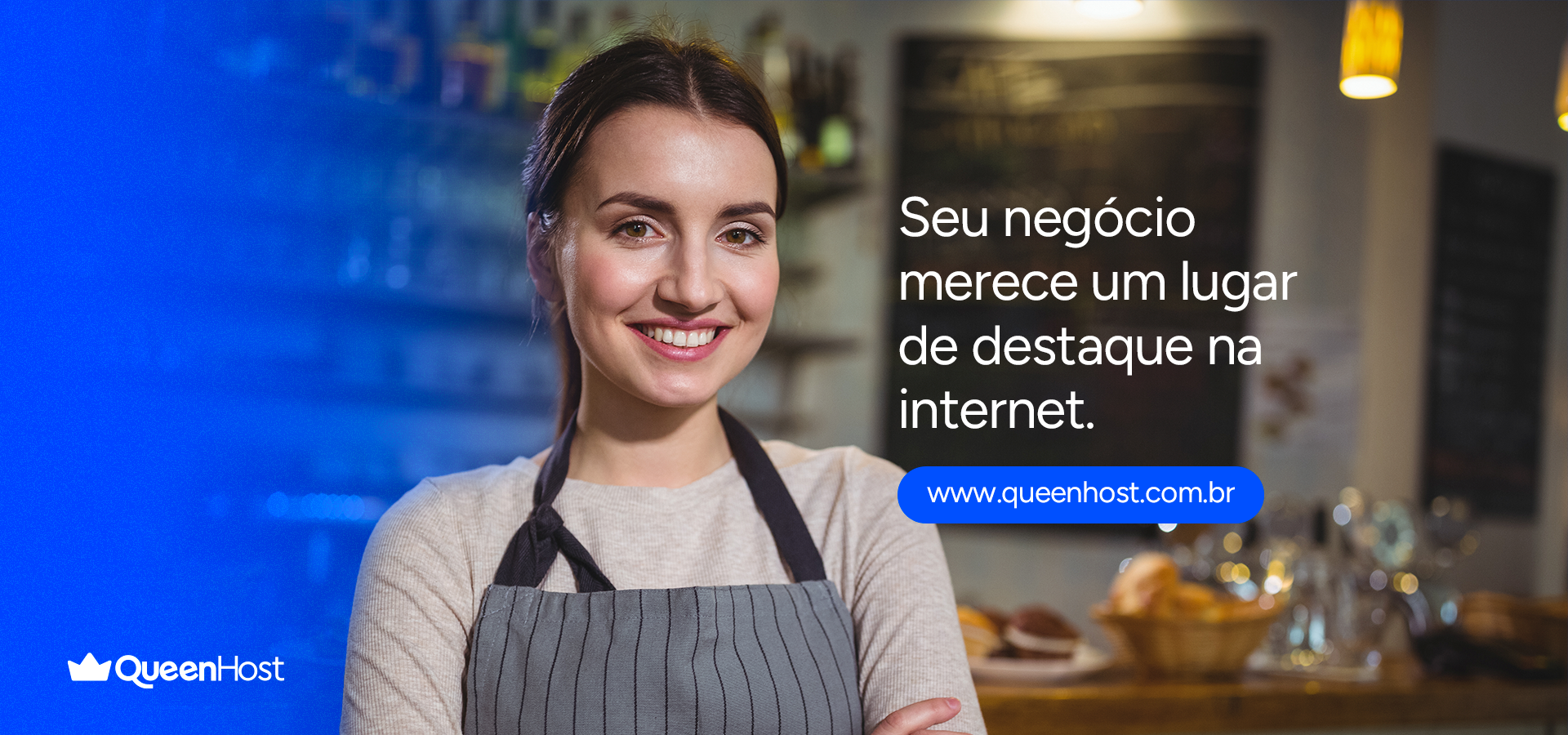 Identidade Visual, Redes Sociais e Site Responsivo para QueenHost, imagem 5