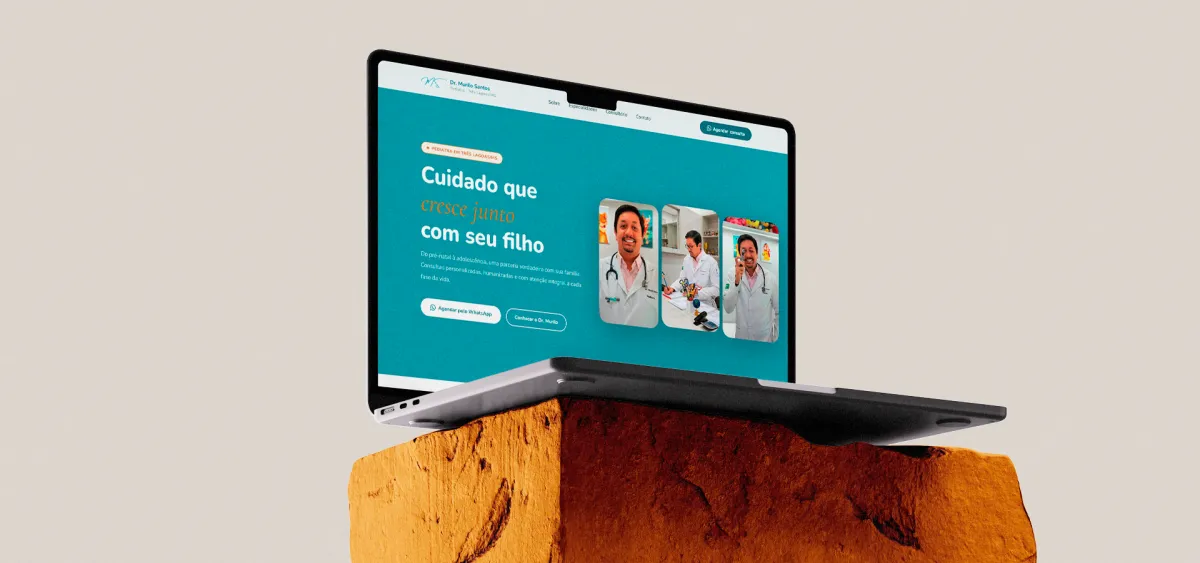 Dr. Murilo Santos: Site One Page Humanizado para Pediatria Médica