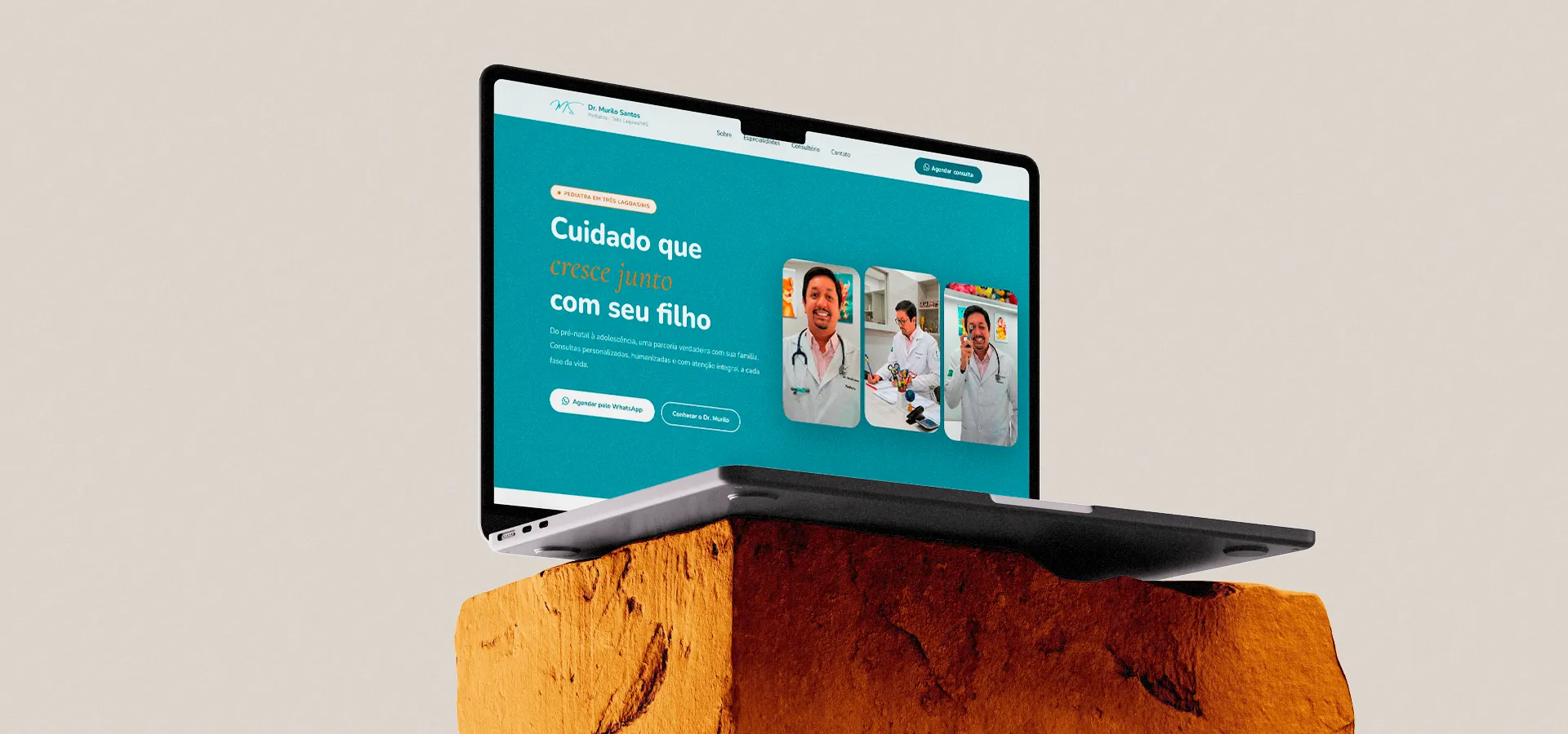 Dr. Murilo Santos: Site One Page Humanizado para Pediatria Médica